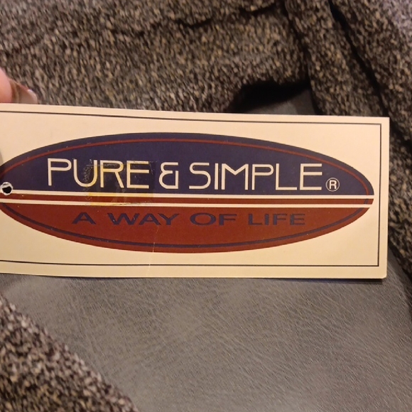 NWT. Men's Cozy Crewneck Sweater - Taupe. XXL - Picture 4 of 12